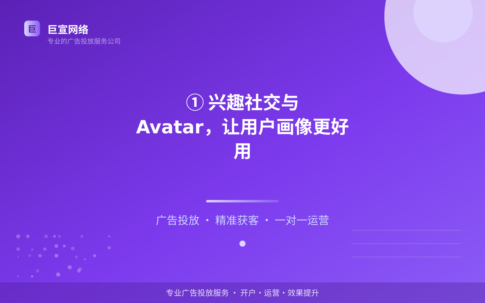 ① 兴趣社交与 Avatar,让用户画像更好用(费用与预算参考) ① 兴趣社交与 Avatar,让用户画像更好用(费用与预算参考)