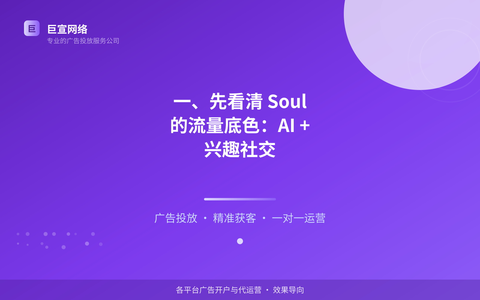 Soul广告投放:一、先看清 Soul 的流量底色:AI + 兴趣社交(投放总览)